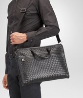 Bottega Veneta® Ardoise Intrecciato Light Calf Briefcase Bottega Veneta® Ardoise Intrecciato Light Calf Briefcase