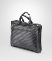 Bottega Veneta® Ardoise Intrecciato Light Calf Briefcase Bottega Veneta® Ardoise Intrecciato Light Calf Briefcase