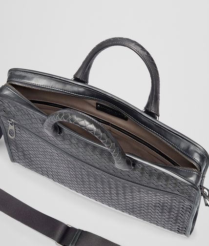 BOTTEGA VENETA - Intrecciato Light Calf Briefcase