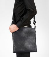 Bottega Veneta® Ardoise Intrecciato VN Cross Body Bag Bottega Veneta® Ardoise Intrecciato VN Cross Body Bag