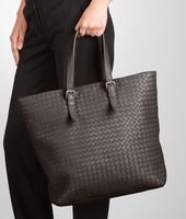 Bottega Veneta® Ebano Intrecciato Nappa Tote Bottega Veneta® Ebano Intrecciato Nappa Tote