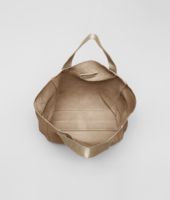 Bottega Veneta® Bronze Intrecciomirage Lave Tote Bottega Veneta® Bronze Intrecciomirage Lave Tote