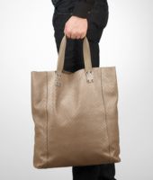 Bottega Veneta® Bronze Intrecciomirage Lave Tote Bottega Veneta® Bronze Intrecciomirage Lave Tote