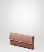 Bottega Veneta® Watteau Waxed Leather Metal Clutch Bottega Veneta® Watteau Waxed Leather Metal Clutch
