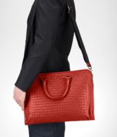 Bottega Veneta® Brique Intrecciato Light Calf Briefcase Bottega Veneta® Brique Intrecciato Light Calf Briefcase