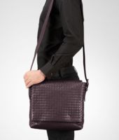 Bottega Veneta® Quetsche Intrecciato Light Calf Cross Body Messenger Bottega Veneta® Quetsche Intrecciato Light Calf Cross Body Messenger