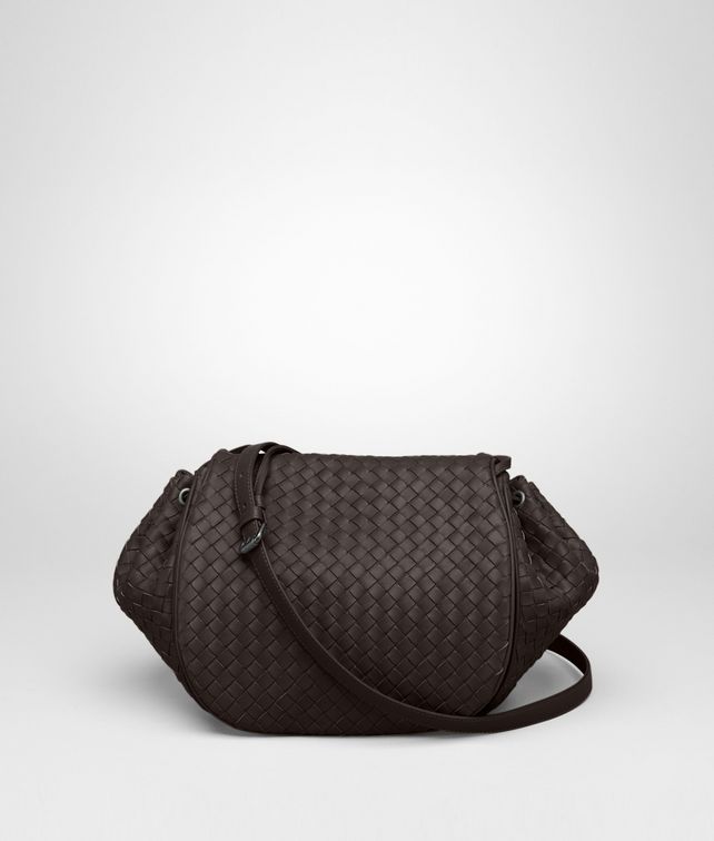 BOTTEGA VENETA Ebano Intrecciato Nappa Cross Body Bag Crossbody bag D fp