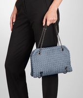 Bottega Veneta® Krim Intrecciato Jersey Duo Bag Bottega Veneta® Krim Intrecciato Jersey Duo Bag