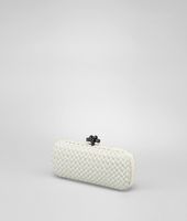 Bottega Veneta® Antique Intrecciato Silk Stretch Knot Bottega Veneta® Antique Intrecciato Silk Stretch Knot