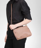Bottega Veneta® Petale Intrecciato Nappa Cross Body Bag Bottega Veneta® Petale Intrecciato Nappa Cross Body Bag