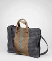 Bottega Veneta® Aktentasche aus Club Fumé Intrecciato Bottega Veneta® Aktentasche aus Club Fumé Intrecciato