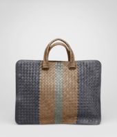 Bottega Veneta® Aktentasche aus Club Fumé Intrecciato Bottega Veneta® Aktentasche aus Club Fumé Intrecciato