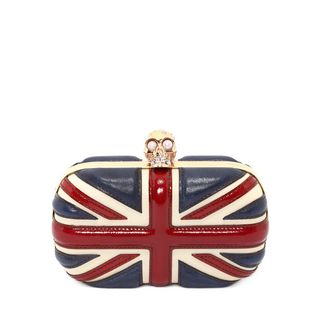 ALEXANDER MCQUEEN, Clutch, Britannia Skull Box Clutch