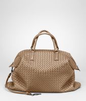 Bottega Veneta® Bronze Intrecciato Nappa Convertible Bag Bottega Veneta® Bronze Intrecciato Nappa Convertible Bag
