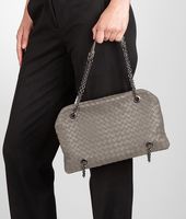 Bottega Veneta® Fume Intrecciato Nappa Duo Bag Bottega Veneta® Fume Intrecciato Nappa Duo Bag