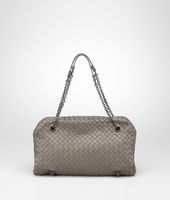 Bottega Veneta® Fume Intrecciato Nappa Duo Bag Bottega Veneta® Fume Intrecciato Nappa Duo Bag