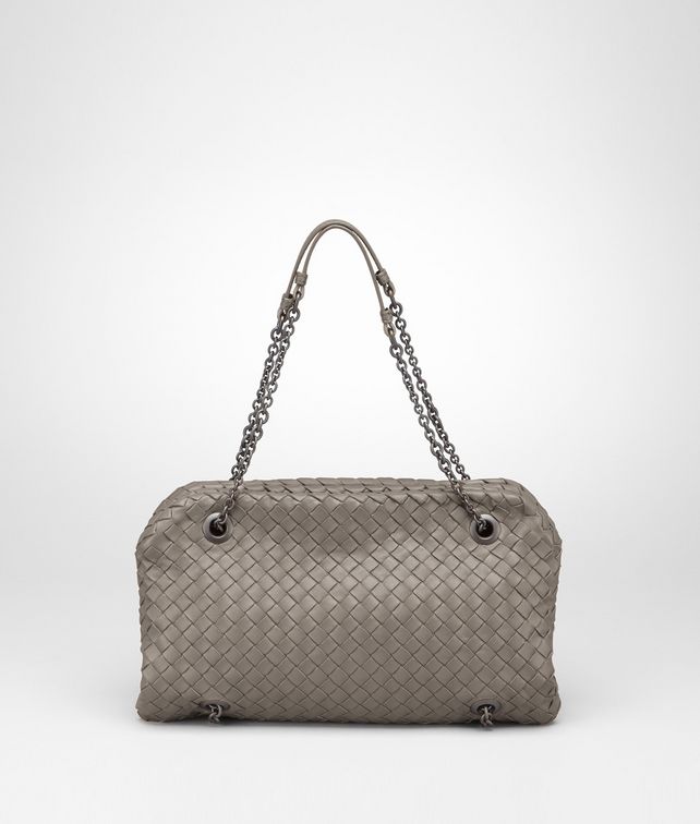 BOTTEGA VENETA Fume Intrecciato Nappa Duo Bag Shoulder or hobo bag D fp