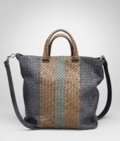 Bottega Veneta® Ardoise Bronze Frontiere Intrecciato Club Fume Tote Bottega Veneta® Ardoise Bronze Frontiere Intrecciato Club Fume Tote