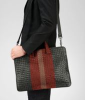 Bottega Veneta® Ardoise Brique Watteau Intrecciato Club Fume Briefcase Bottega Veneta® Ardoise Brique Watteau Intrecciato Club Fume Briefcase