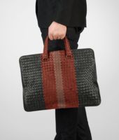 Bottega Veneta® Ardoise Brique Watteau Intrecciato Club Fume Briefcase Bottega Veneta® Ardoise Brique Watteau Intrecciato Club Fume Briefcase