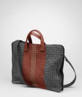 Bottega Veneta® Ardoise Brique Watteau Intrecciato Club Fume Briefcase Bottega Veneta® Ardoise Brique Watteau Intrecciato Club Fume Briefcase