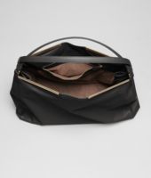 Bottega Veneta® Nero Waxed Leather Metal Bag Bottega Veneta® Nero Waxed Leather Metal Bag
