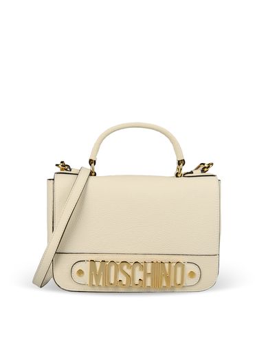 Moschino, Mittelgroße Ledertasche