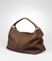 Bottega Veneta® Tasche aus gewaschenem Cervo Leder Junior Bottega Veneta® Tasche aus gewaschenem Cervo Leder Junior