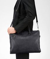Bottega Veneta® Ardoise Fume Lambskin Briefcase Bottega Veneta® Ardoise Fume Lambskin Briefcase