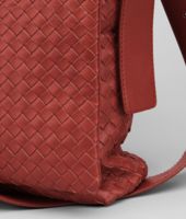 Bottega Veneta® Brique Intrecciato Light Calf Cross Body Messenger Bottega Veneta® Brique Intrecciato Light Calf Cross Body Messenger