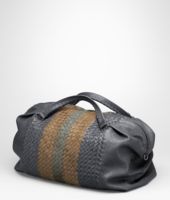Bottega Veneta® Ardoise Bronze Frontiere Intrecciato Club Fume Duffel Bottega Veneta® Ardoise Bronze Frontiere Intrecciato Club Fume Duffel