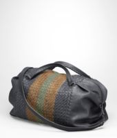 Bottega Veneta® Ardoise Bronze Frontiere Intrecciato Club Fume Duffel Bottega Veneta® Ardoise Bronze Frontiere Intrecciato Club Fume Duffel