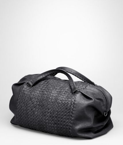 BOTTEGA VENETA - Reisetasche aus Intrecciato Fumé Ardoise
