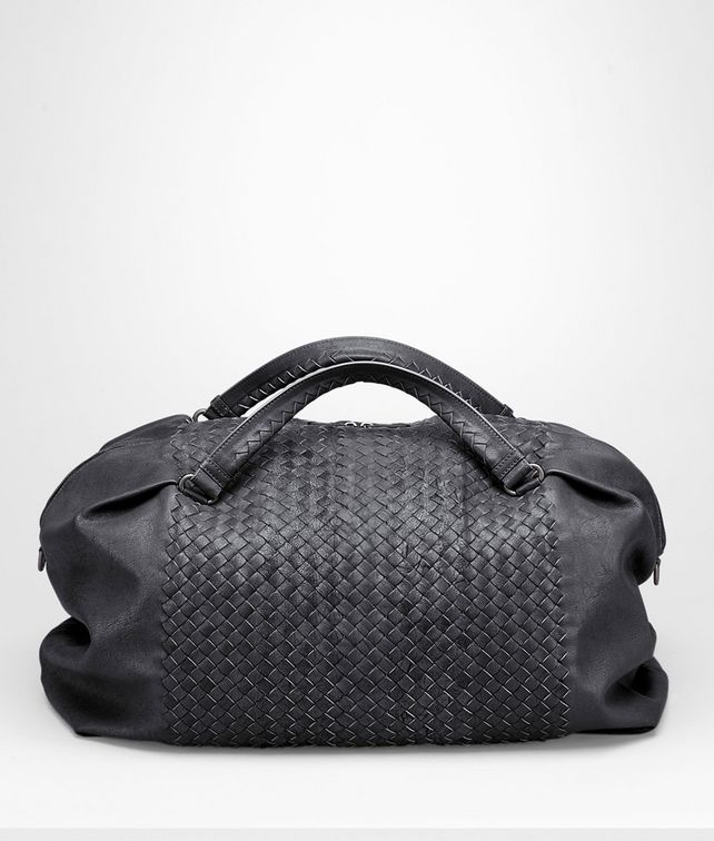 BOTTEGA VENETA Reisetasche aus Intrecciato Fumé Ardoise Reisetasche U fp