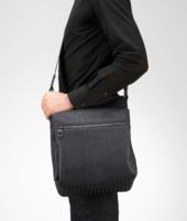 Bottega Veneta® Ardoise Fume Lambskin Cross Body Bag Bottega Veneta® Ardoise Fume Lambskin Cross Body Bag