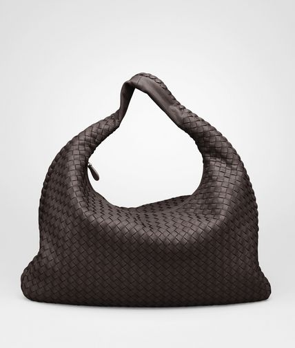 BOTTEGA VENETA - Ebano Intrecciato Nappa Large Veneta