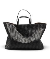 Bottega Veneta® Nero Intrecciato Nappa Tote Bottega Veneta® Nero Intrecciato Nappa Tote