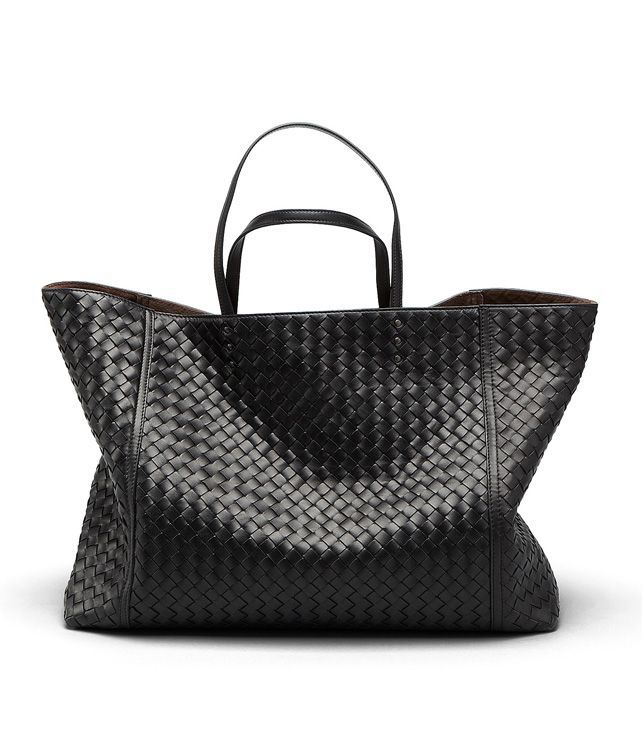 BOTTEGA VENETA TOTE BAG IN NERO INTRECCIATO NAPPA Tote Bag D fp