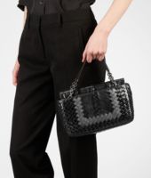 Bottega Veneta® Nero Ayers Mosaique Bag Bottega Veneta® Nero Ayers Mosaique Bag