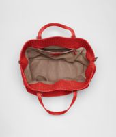 Bottega Veneta® New Red Intrecciato Nappa Tote Bottega Veneta® New Red Intrecciato Nappa Tote