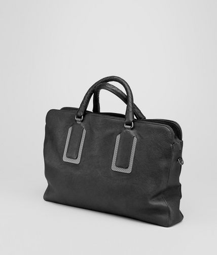 BOTTEGA VENETA - Buffalo Leather Metal Briefcase