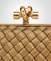 Bottega Veneta® Intreccio Oro Bruciato Knot Bottega Veneta® Intreccio Oro Bruciato Knot