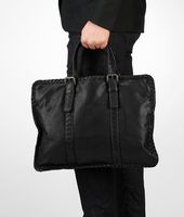 Bottega Veneta® Waxed Leather Briefcase Bottega Veneta® Waxed Leather Briefcase