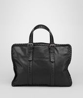 Bottega Veneta® Waxed Leather Briefcase Bottega Veneta® Waxed Leather Briefcase