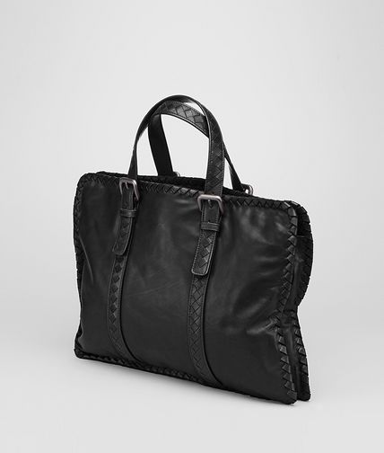 BOTTEGA VENETA - Waxed Leather Briefcase