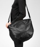 Bottega Veneta® Nero Calf Cross Body Bag Bottega Veneta® Nero Calf Cross Body Bag