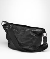 Bottega Veneta® Nero Calf Cross Body Bag Bottega Veneta® Nero Calf Cross Body Bag