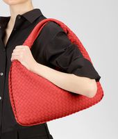 Bottega Veneta® New Red Intrecciato Nappa Large Veneta Bottega Veneta® New Red Intrecciato Nappa Large Veneta