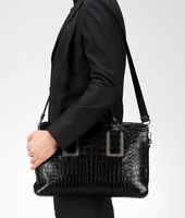 Bottega Veneta® Soft Crocodile Briefcase Bottega Veneta® Soft Crocodile Briefcase