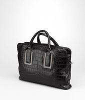 Bottega Veneta® Soft Crocodile Briefcase Bottega Veneta® Soft Crocodile Briefcase
